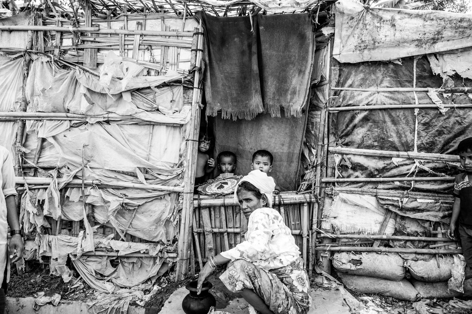 <p>Rohingya camp, Cox’s Bazar</p>