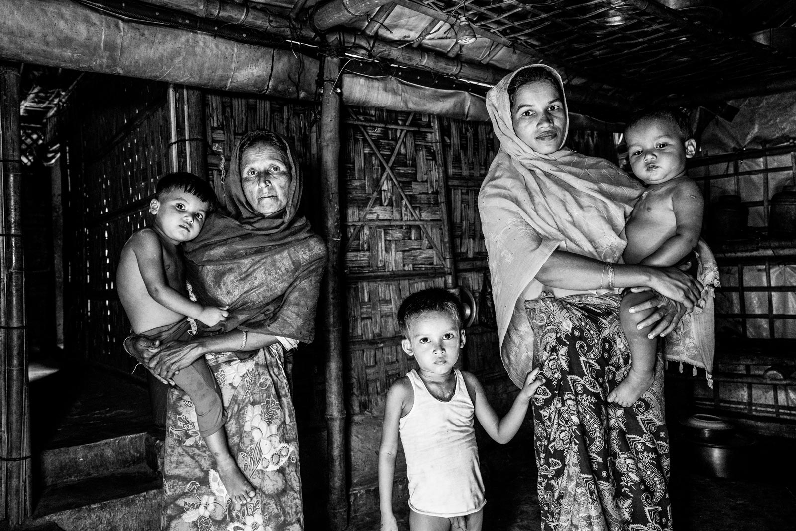 <p>​Interior, Rohingya camp</p>