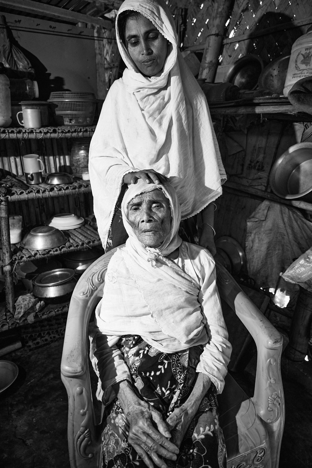 <p>​Interior, Rohingya camp</p>