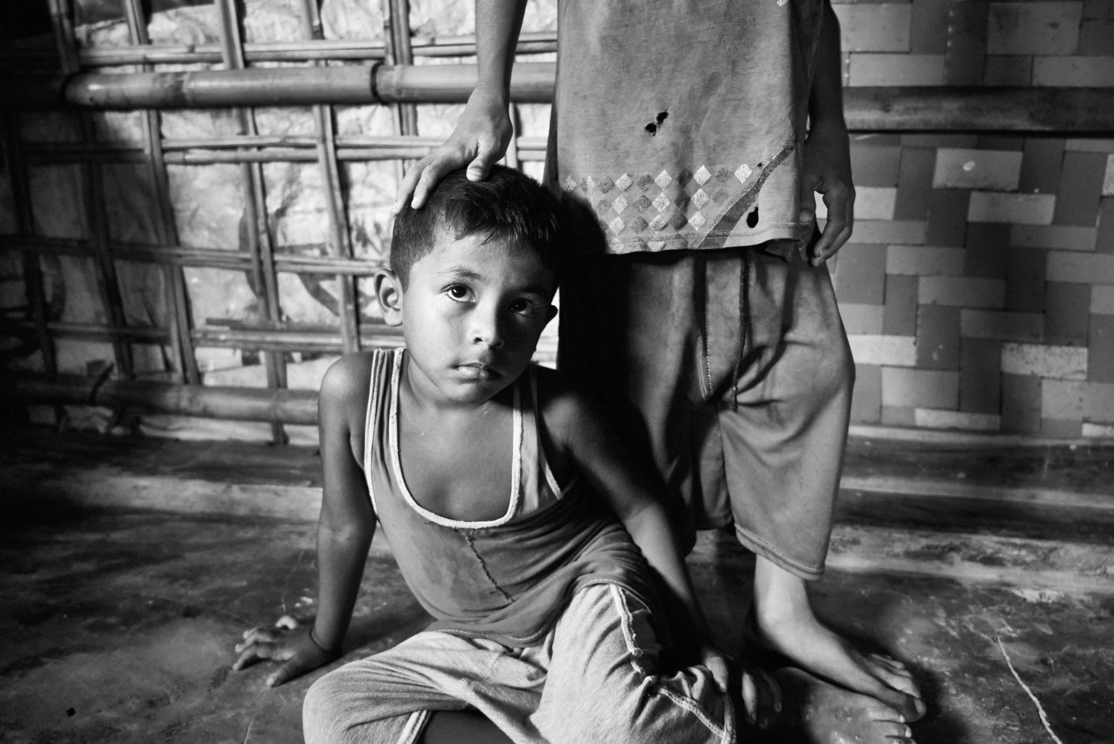 <p>​Interior, Rohingya camp</p>