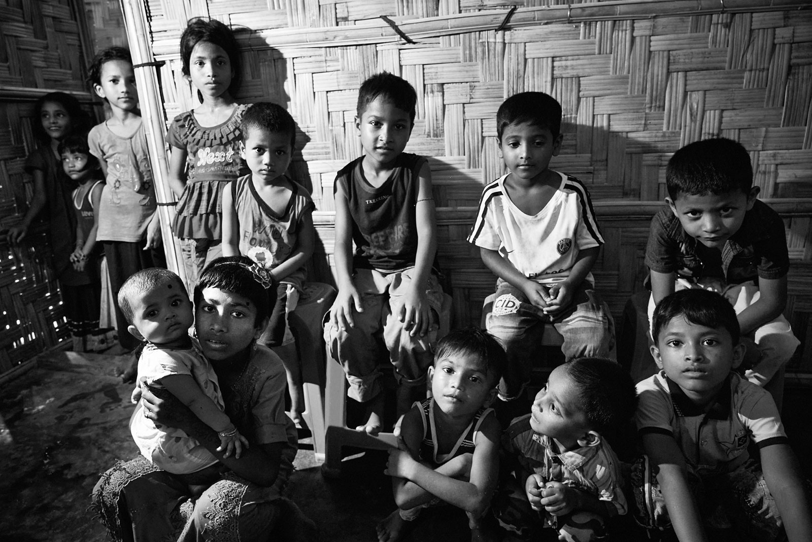 <p>​Interior, Rohingya camp</p>